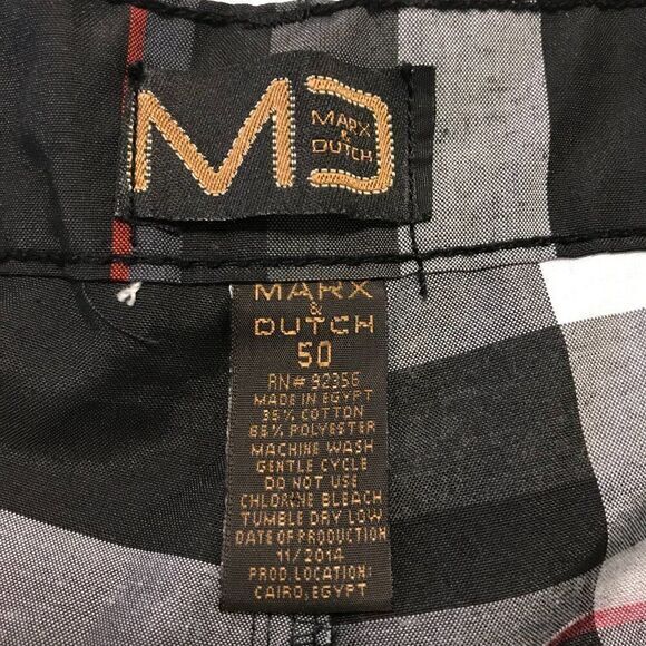 Marx & Dutch plaid cargo shorts‎ size 50 - Picture 3 of 3
